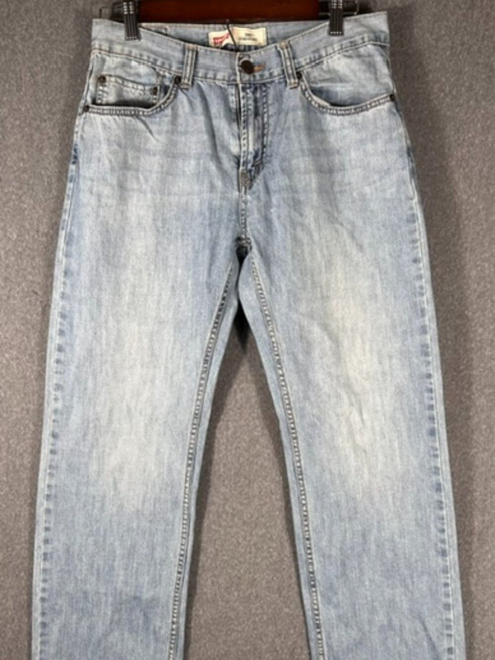 Levis 505 Straight Leg Youth Sz 18 Regular Blue Denim Medium Wash 29x29